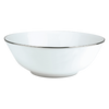 Christofle Albi Porcelain Salad Serving Bowl Platinum