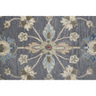 Feizy Rylan 8639F Transitional Oriental in Gray/Ivory/Red