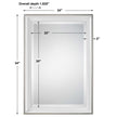 Uttermost Lahvahn White Silver Mirror