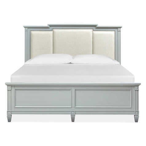 Magnussen Home Glenbrook Pebble Upholstered Panel Bed