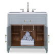 Ambella Shagreen Sink Chest - Polar Blue