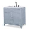 Ambella Shagreen Sink Chest - Polar Blue