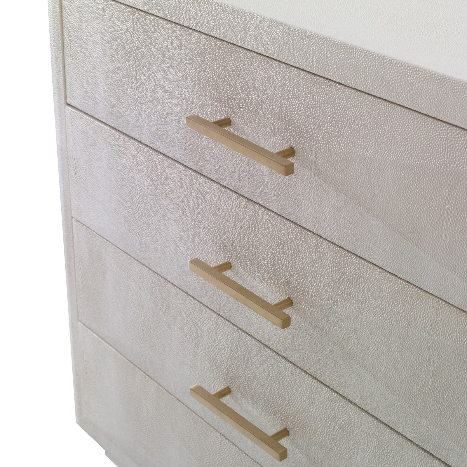 Ambella Shagreen Pyramid Chest - Linen