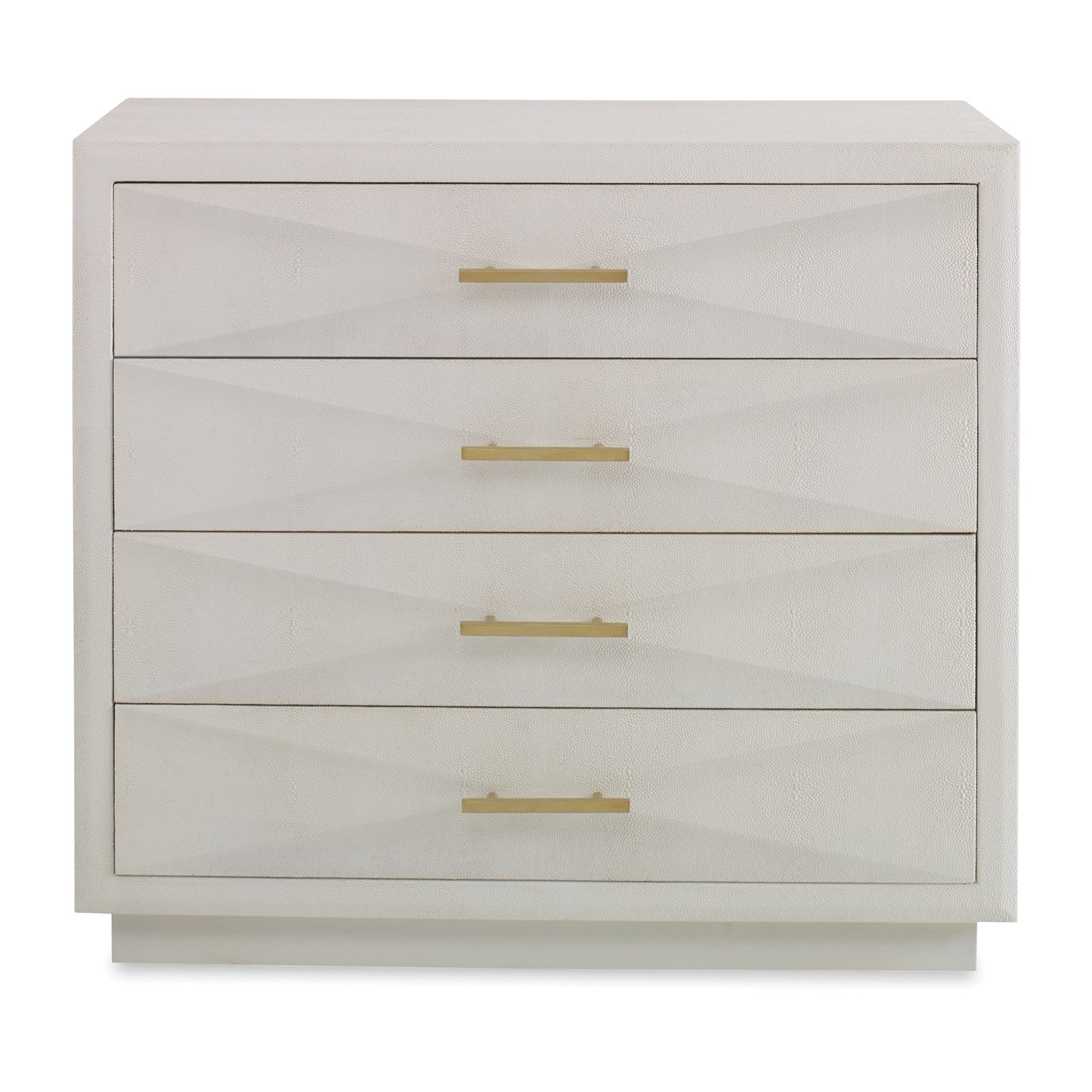 Ambella Shagreen Pyramid Chest - Linen