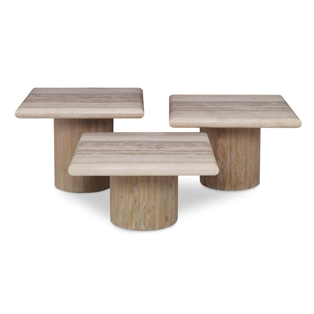 Ambella Petros Travertine Table Set
