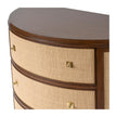 Ambella Orion Raffia Demilune Chest