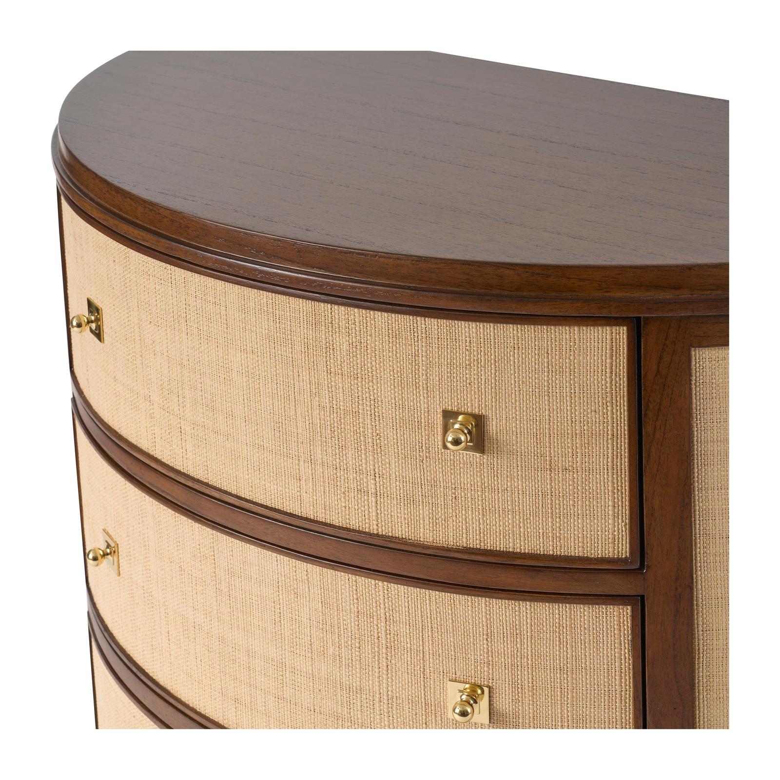 Ambella Orion Raffia Demilune Chest