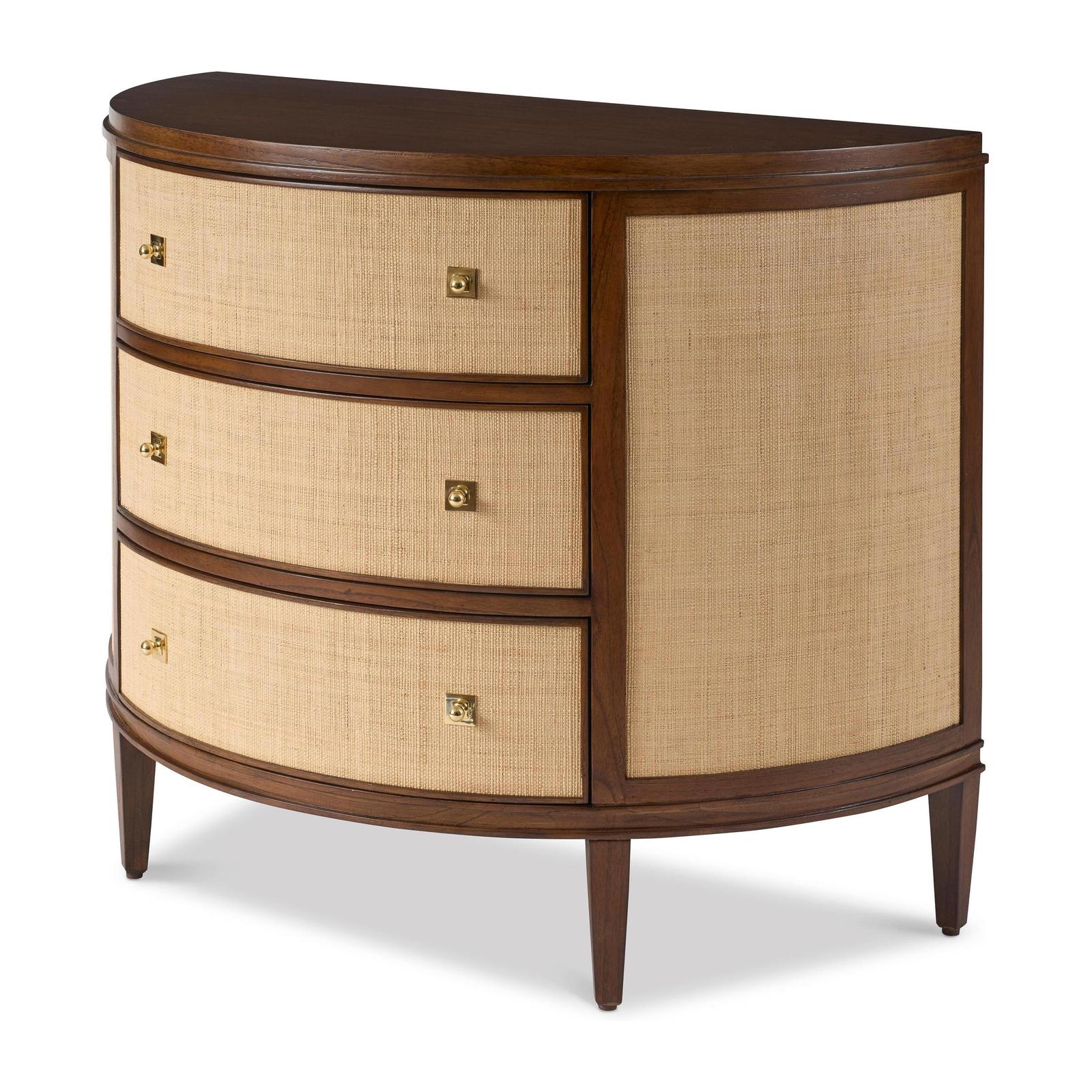 Ambella Orion Raffia Demilune Chest