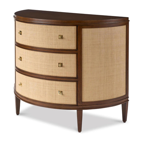 Ambella Orion Raffia Demilune Chest