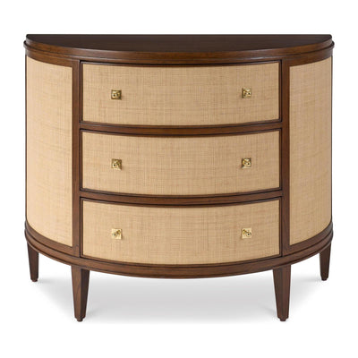 Ambella Orion Raffia Demilune Chest