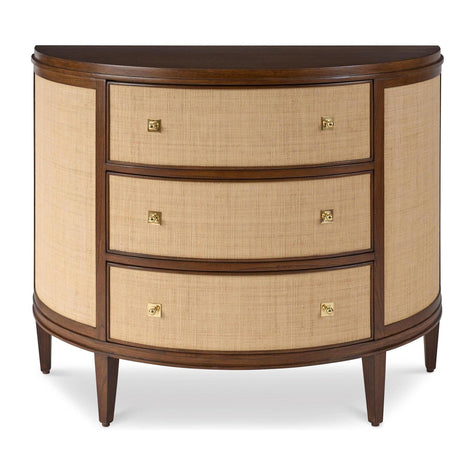 Ambella Orion Raffia Demilune Chest