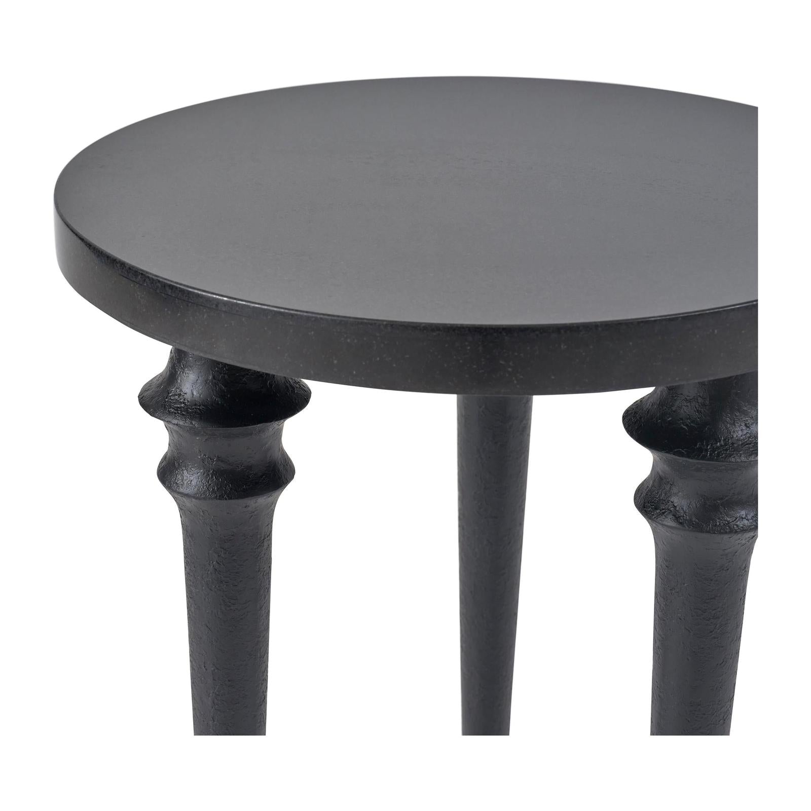 Ambella Flint Round End Table