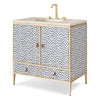 Ambella Cortland Sink Chest - Indigo