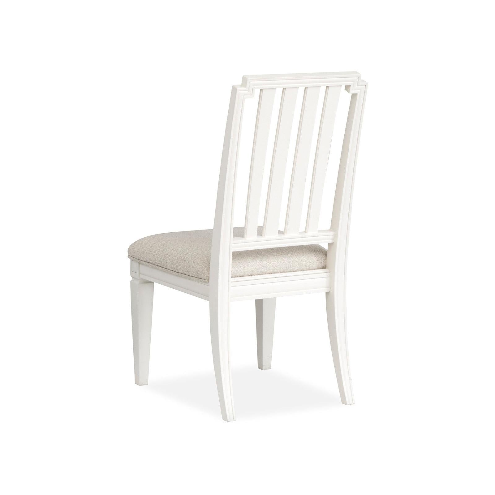 Magnussen Home Willowbrook Egg Shell White Side Chair Set of 2
