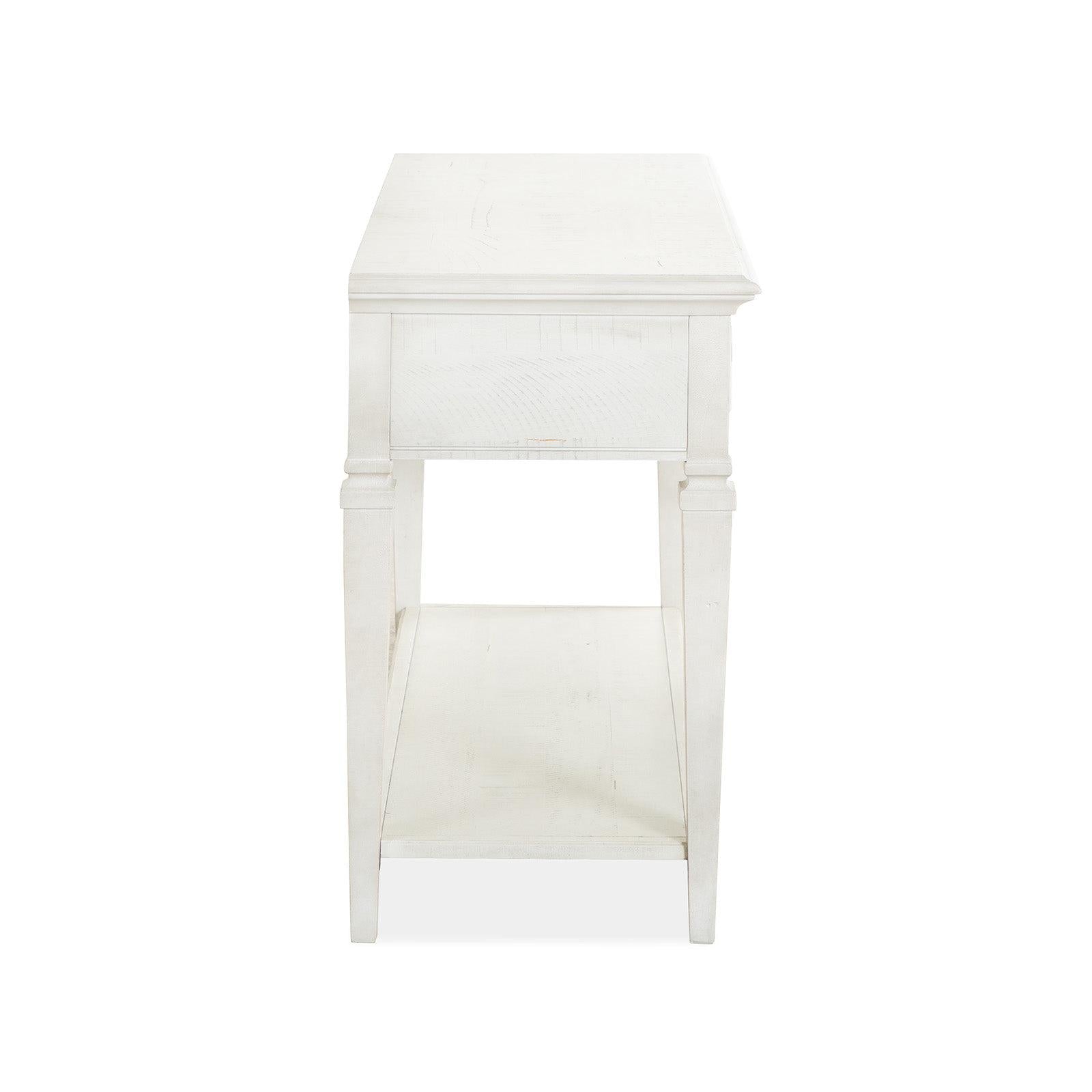 Magnussen Home Newport Alabaster Rectangular Sofa Table