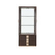 Michael Amini West Kensington Display Cabinet - Medium Espresso