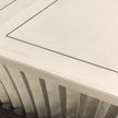 Michael Amini Fantosini Pedestal Dining Table - Silver Mist