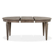 Magnussen Home Lancaster Dovetail Grey Extendable Round Dining Table