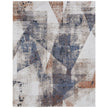 Feizy Gilmore 39MKF Modern Color Block, Blue/Ivory/Taupe, Rug