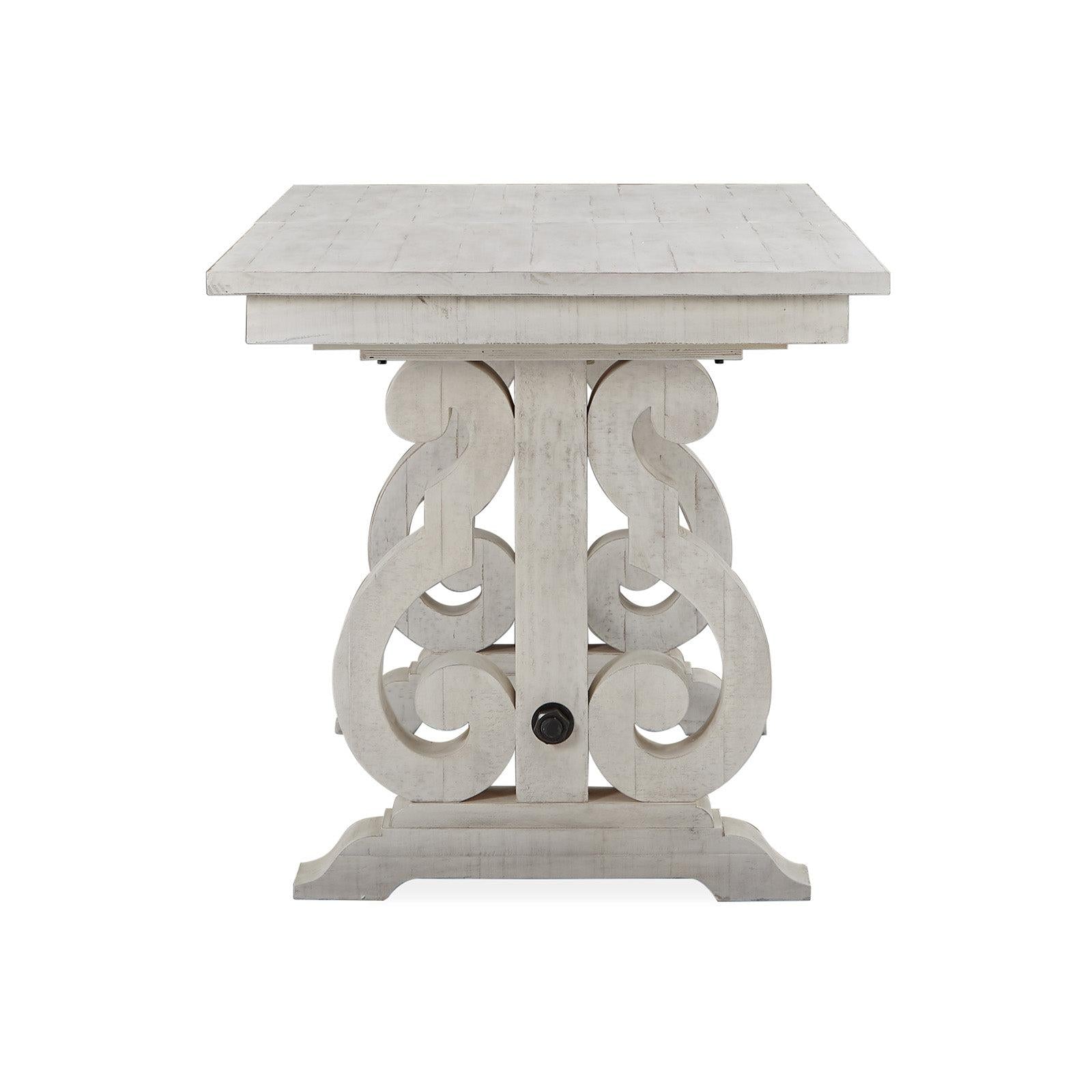 Magnussen Home Bronwyn Alabaster Extendable Rectangular Dining Table