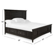 Magnussen Home Westley Falls Graphite Panel Bed