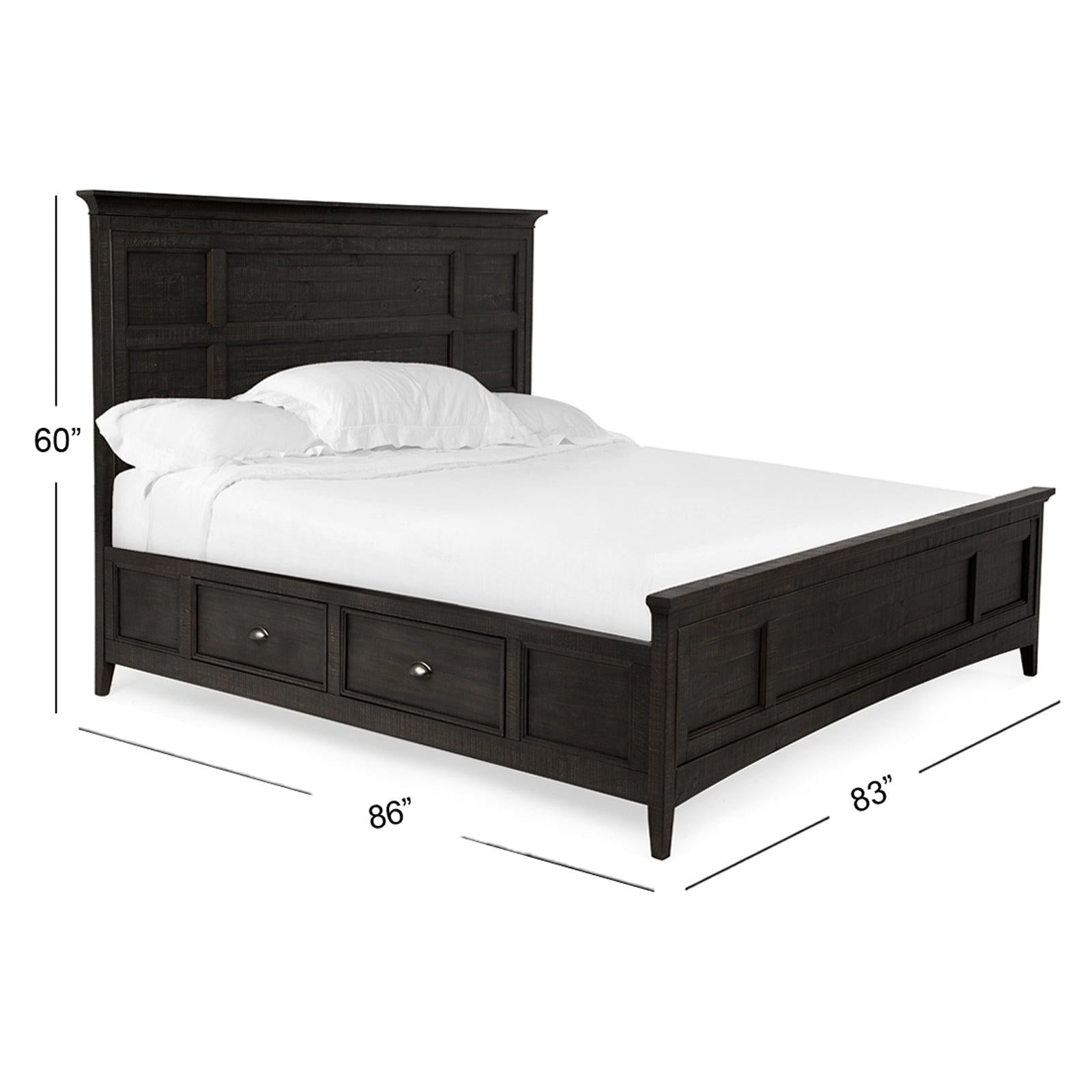 Magnussen Home Westley Falls Graphite Panel Bed
