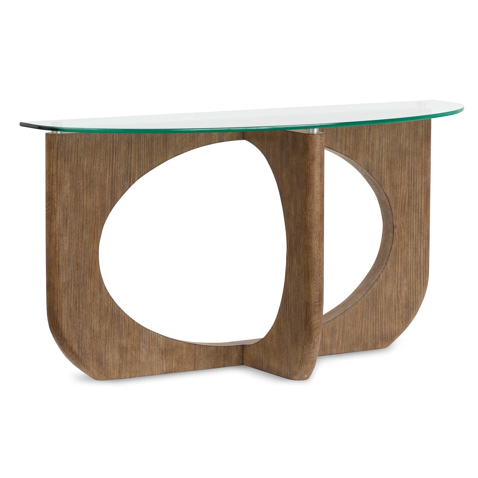 Magnussen Home Lainey Almond Demilune Sofa Table