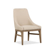 Magnussen Home Tristan Swiss Coffee Upholstered Arm Chair Set of 2