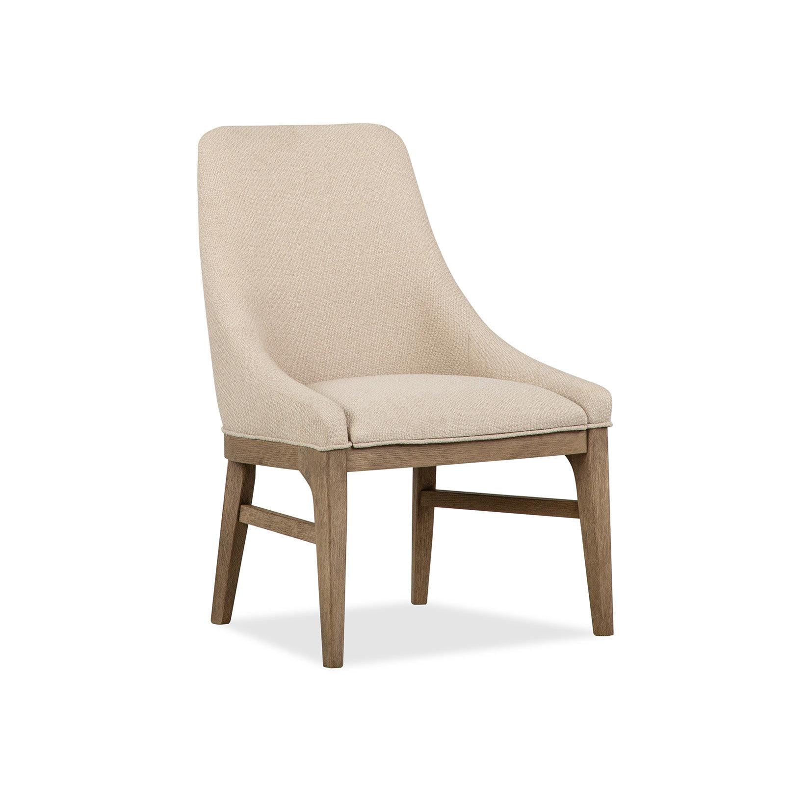 Magnussen Home Tristan Swiss Coffee Upholstered Arm Chair Set of 2