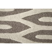 Feizy Kimball 8A31F Transitional Abstract Rug in Taupe/Ivory