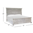 Magnussen Home Bronwyn Alabaster Panel Bed