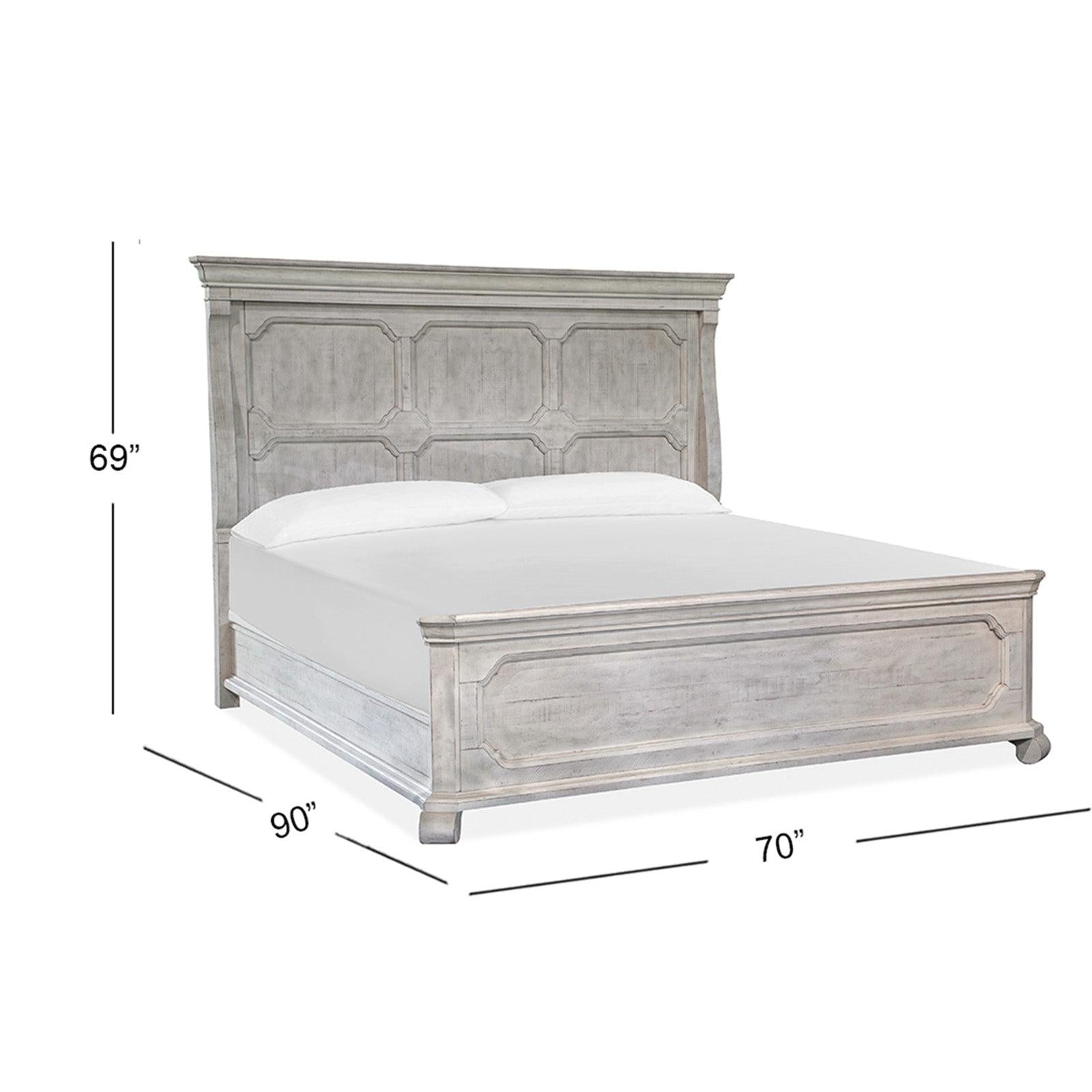 Magnussen Home Bronwyn Alabaster Panel Bed