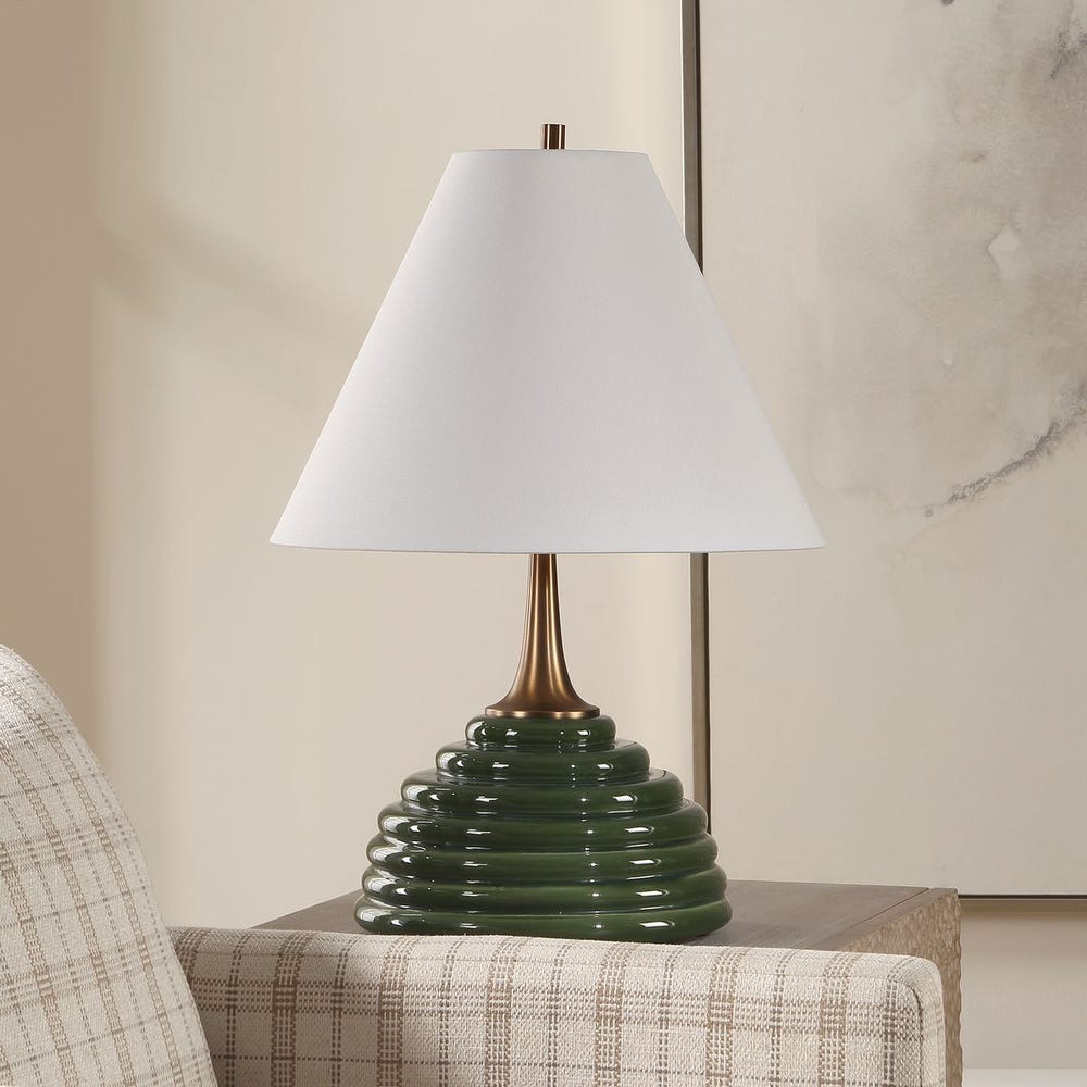 Uttermost McKay Dark Green Table Lamp