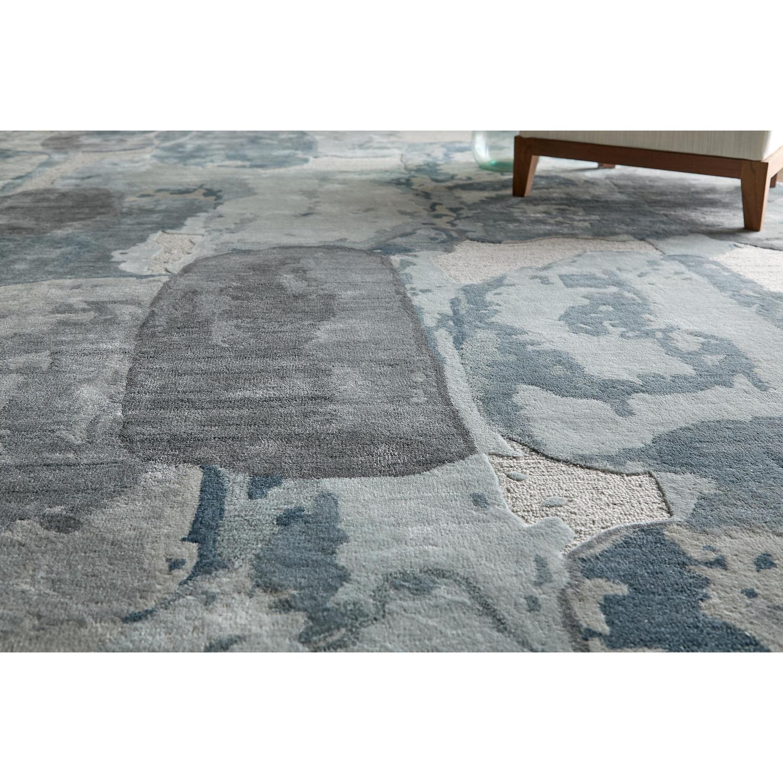 Feizy Kendall 8A60F Modern Abstract, Blue/Gray, Rug