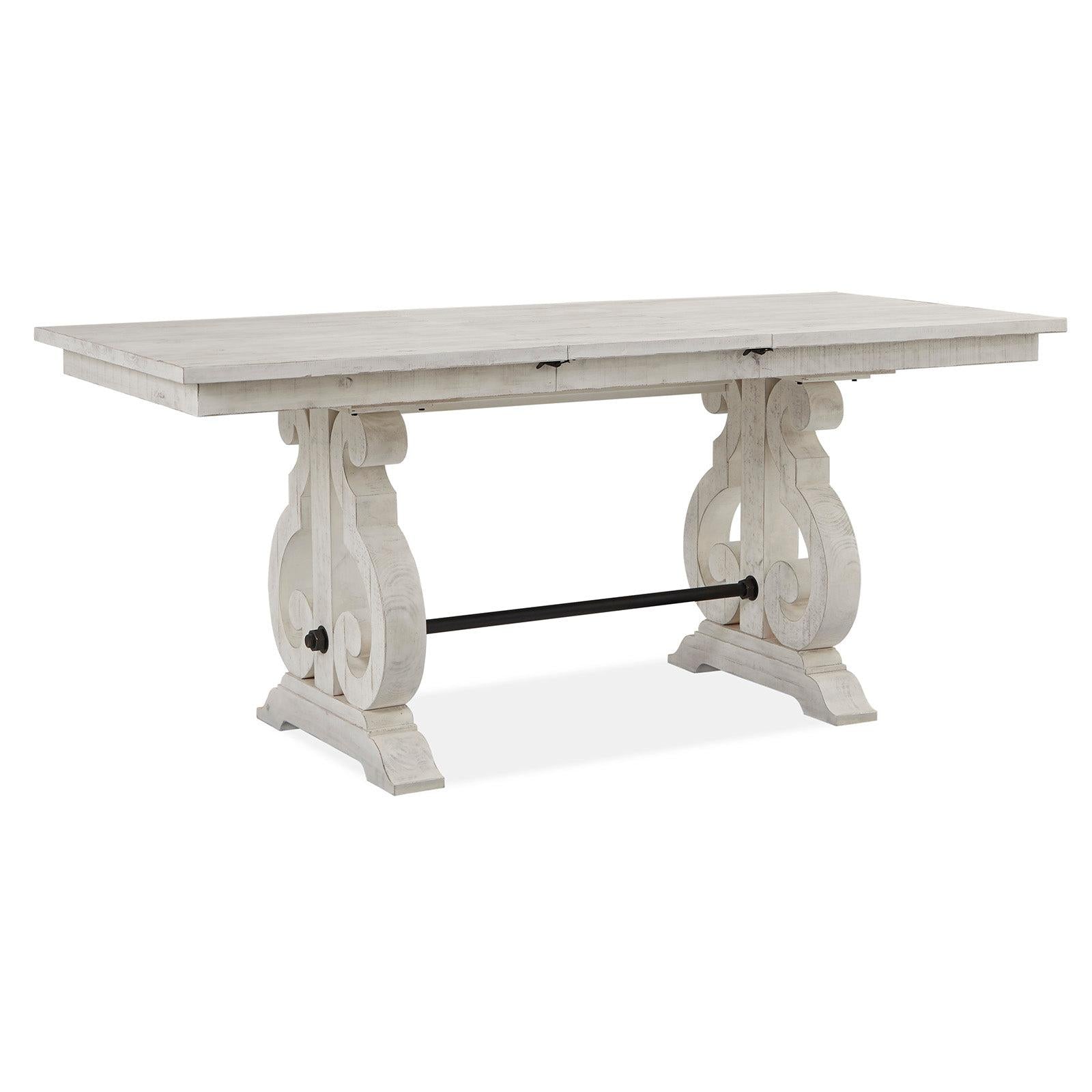 Magnussen Home Bronwyn Alabaster Extendable Rectangular Dining Table