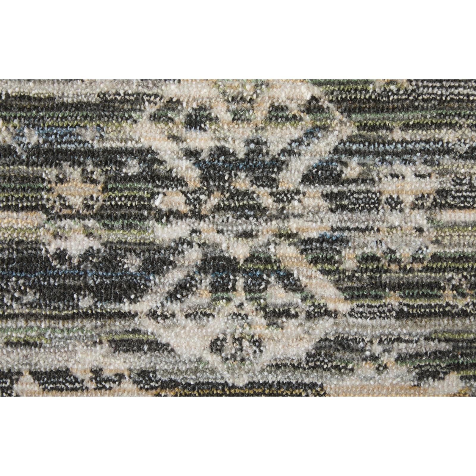 Feizy Augustine 39TUF Traditional Medallion, Tan/Ivory, Rug