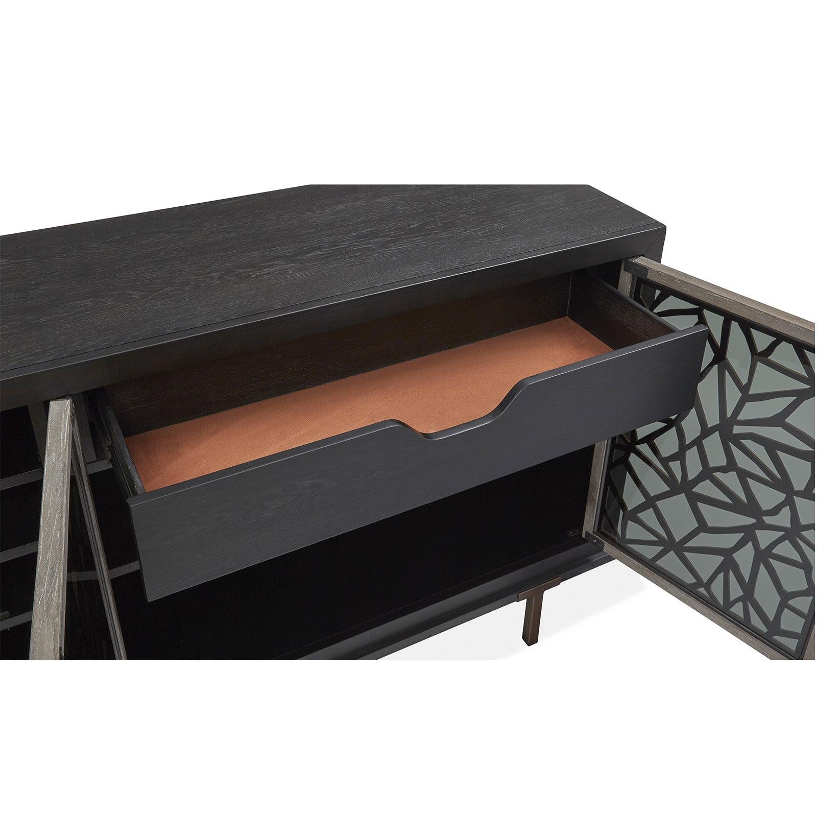 Magnussen Home Ryker Nocturn Black & Coventry Grey Server