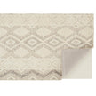 Feizy Anica 8006F Transitional Geometric Rug in Ivory/Taupe/Gray