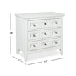 Magnussen Home Heron Cove Chalk White & Dovetail Grey Nightstand