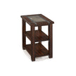 Magnussen Home Roanoke Cherry And Slate Rectangular Chairside End Table