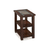 Magnussen Home Roanoke Cherry And Slate Rectangular Chairside End Table