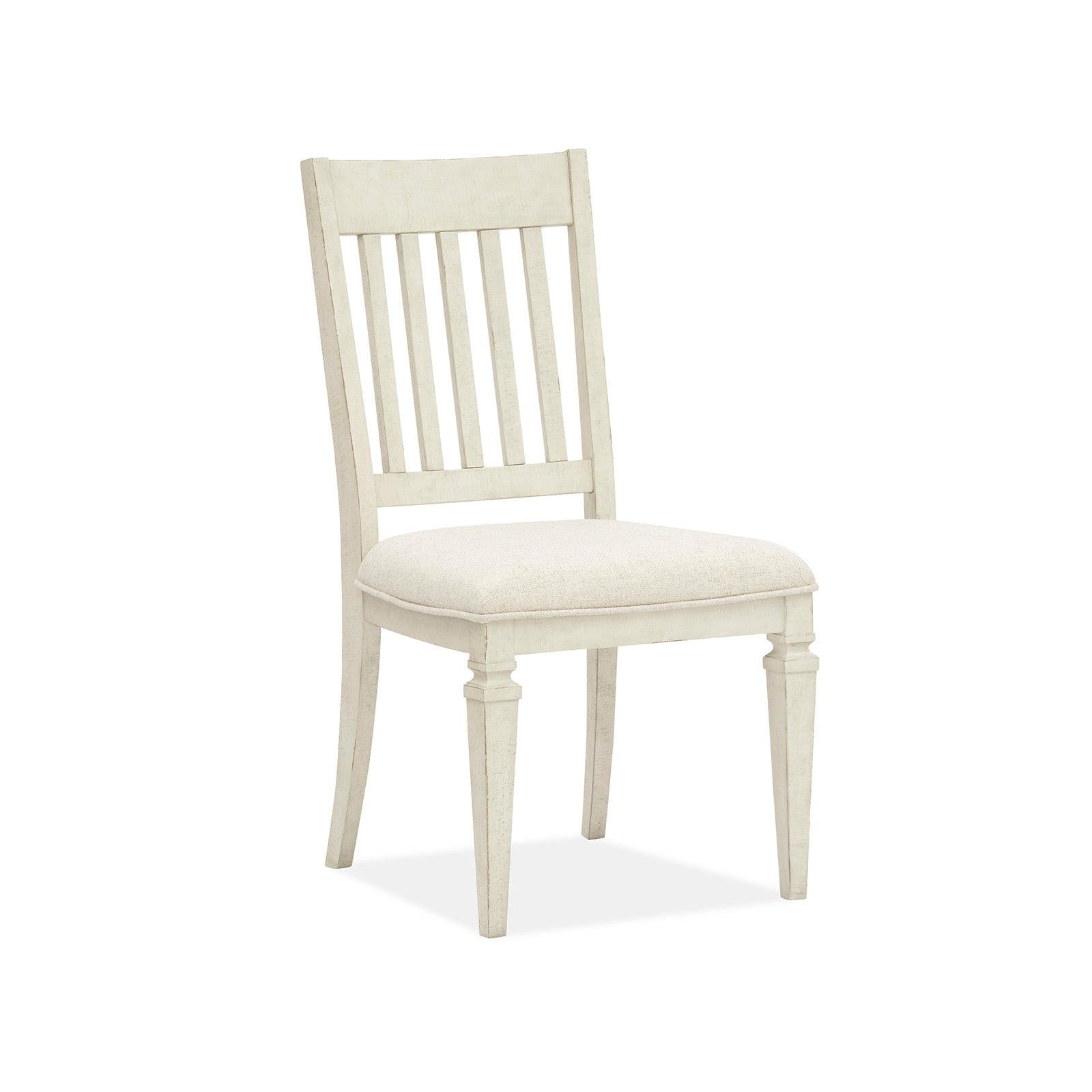 Magnussen Home Newport Alabaster Upholstered Side Chair Set of 2