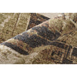 Feizy Pearson 39STF Modern Abstract, Ivory/Green/Brown, Rug