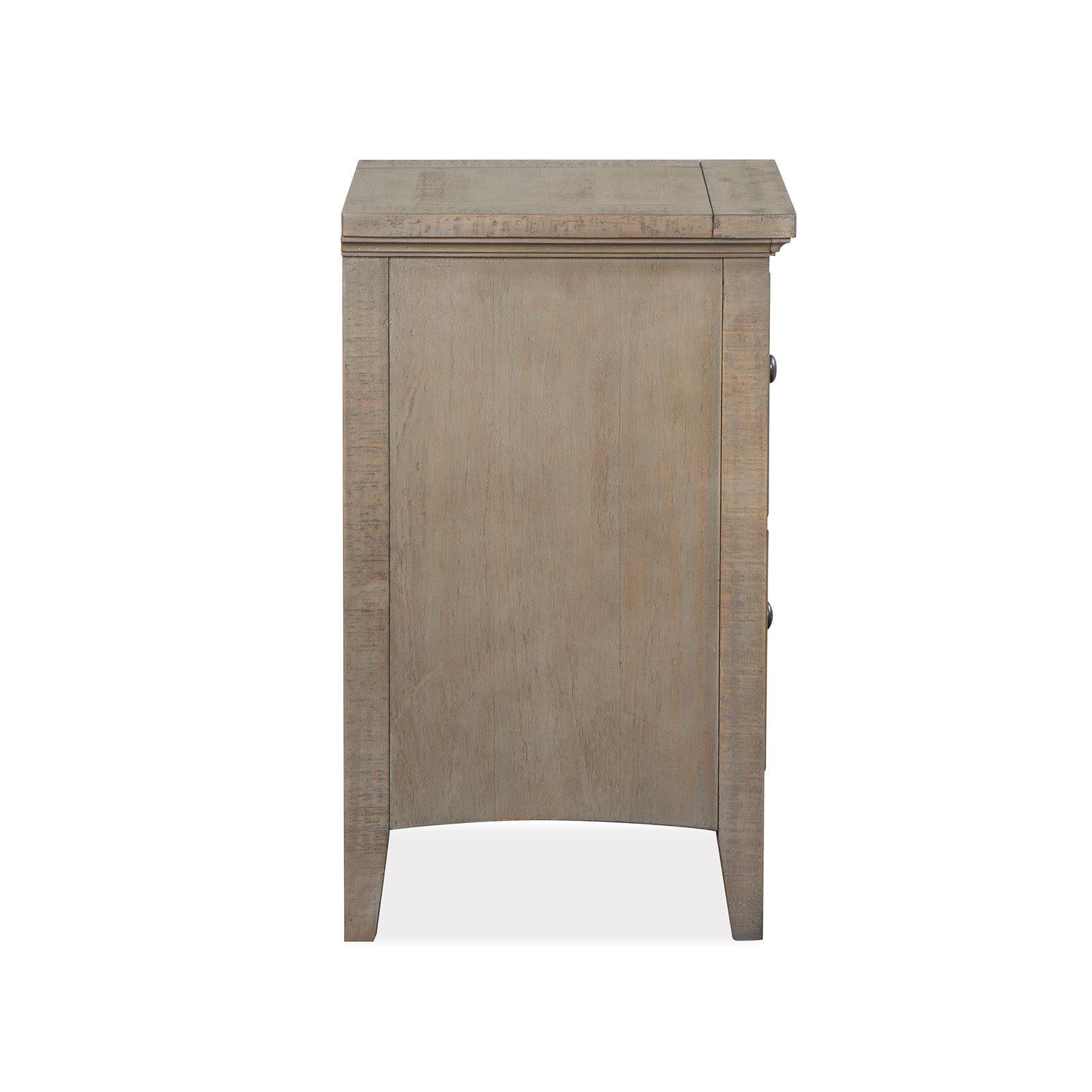 Magnussen Home Paxton Place Dovetail Grey Small Drawer Nightstand
