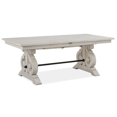 Magnussen Home Bronwyn Alabaster Extendable Rectangular Dining Table