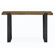 Magnussen Home Bowden Rustic Honey And Distressed Iron Rectangular Sofa Table
