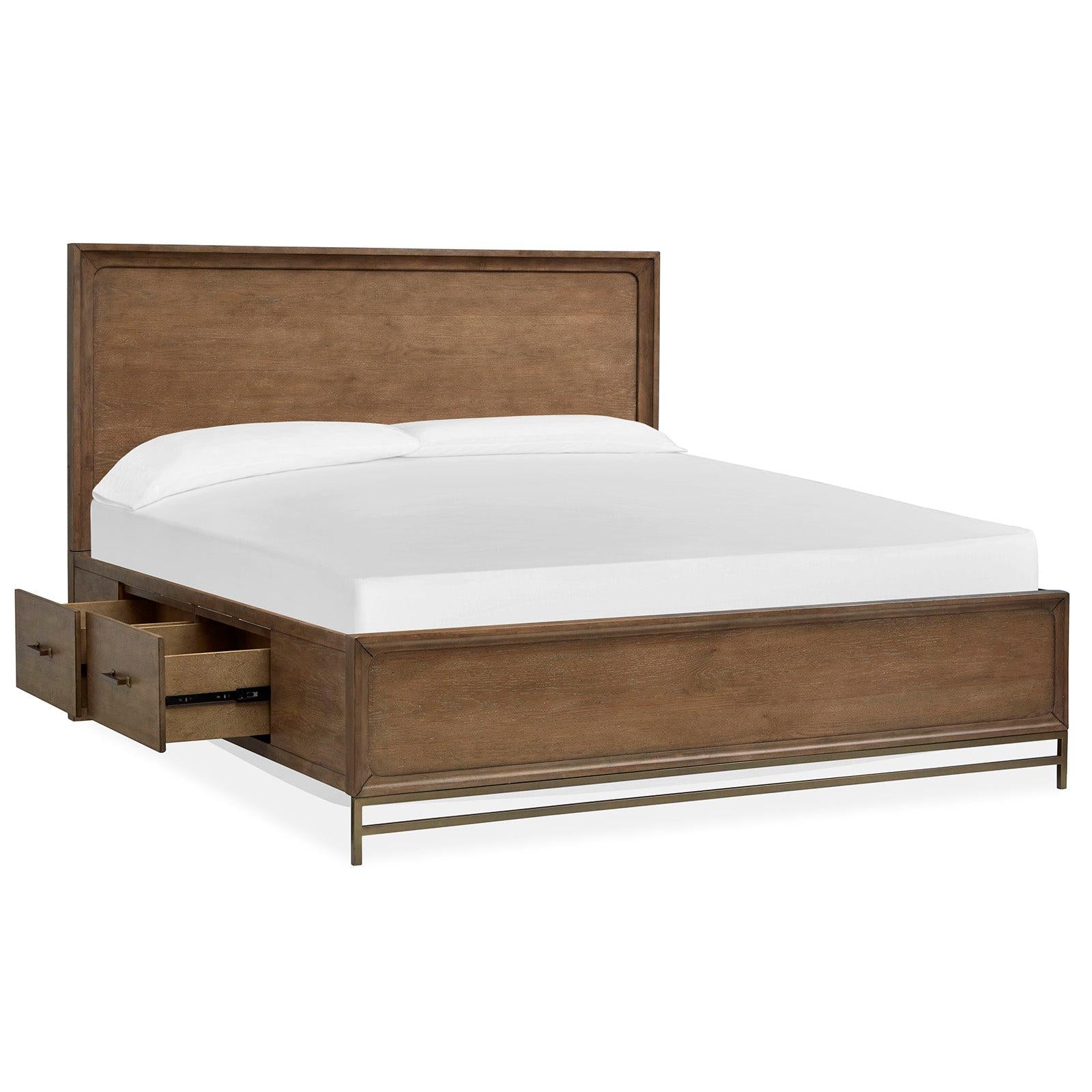 Magnussen Home Lindon Belgian Wheat & Coffee Bean Bed
