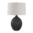 Uttermost Levee Satin Black Table Lamp