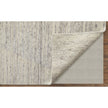 Feizy Brighton 69CHF Modern Abstract in Ivory/Taupe/Silver