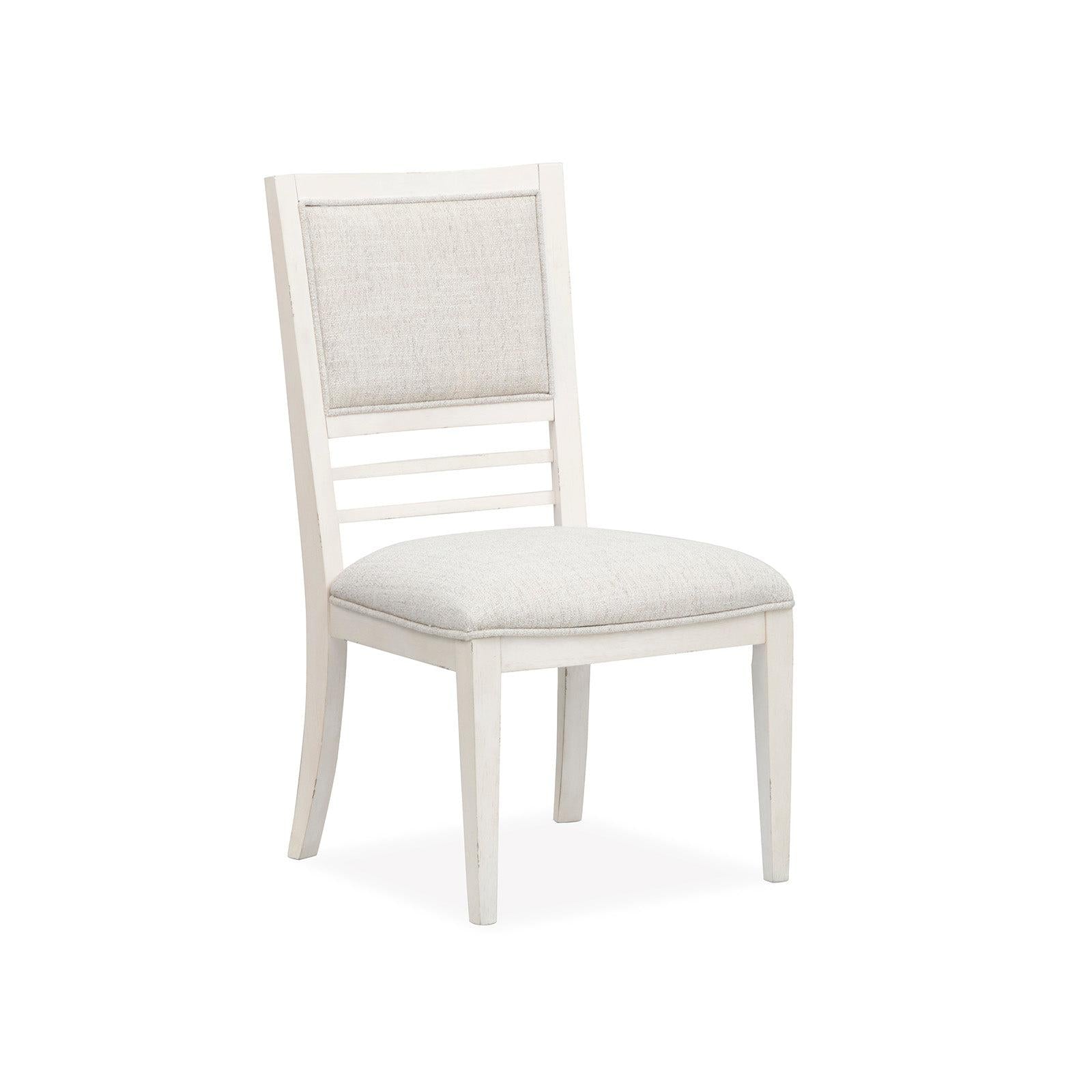 Salt Life Home Echo Isles Sea Pearl and Driftwood Upholstered Side Chair Two Pack